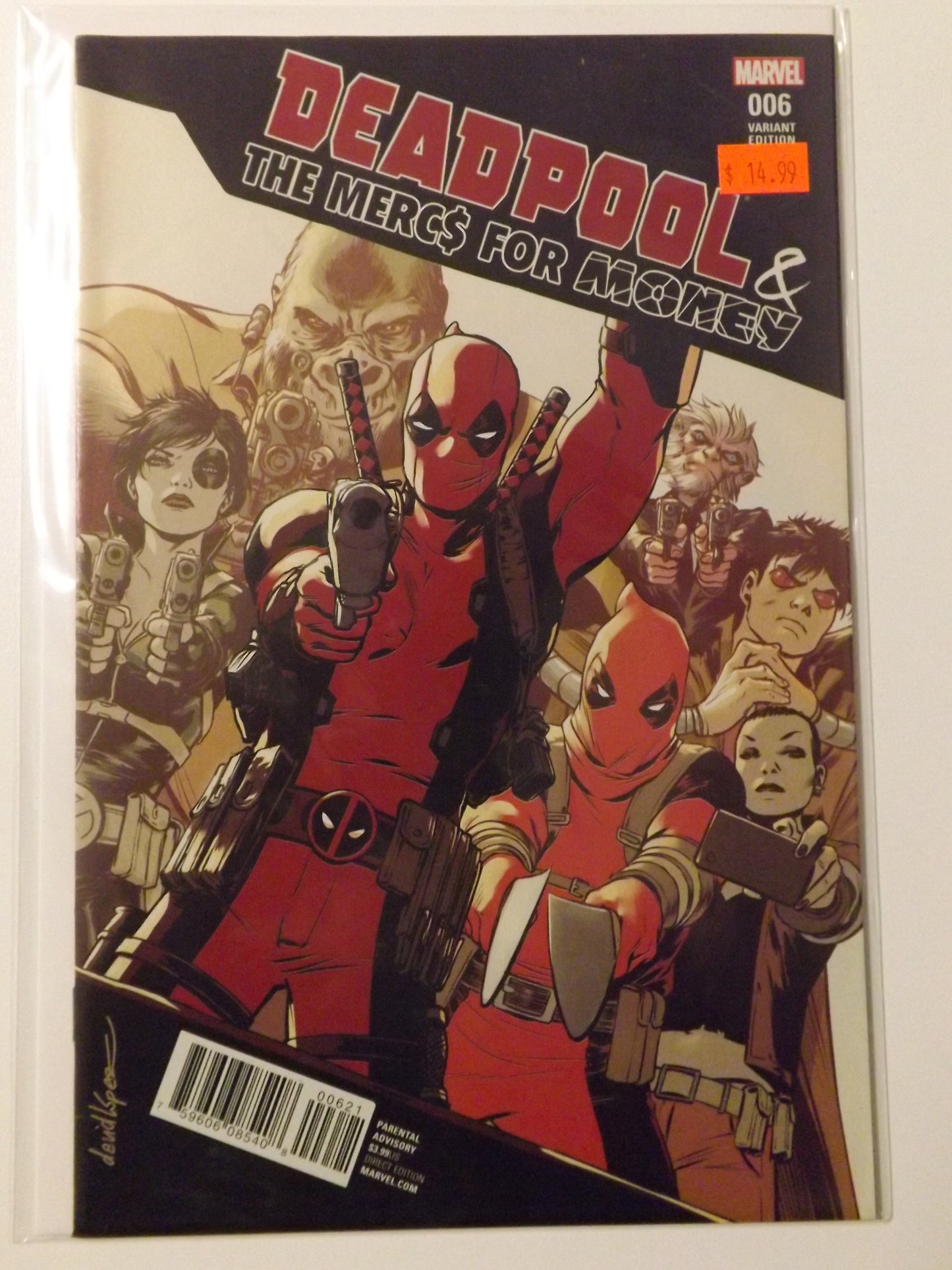Deadpool & The Mercs For Money #6 (Series 2) 1/25 Retailer Variant
