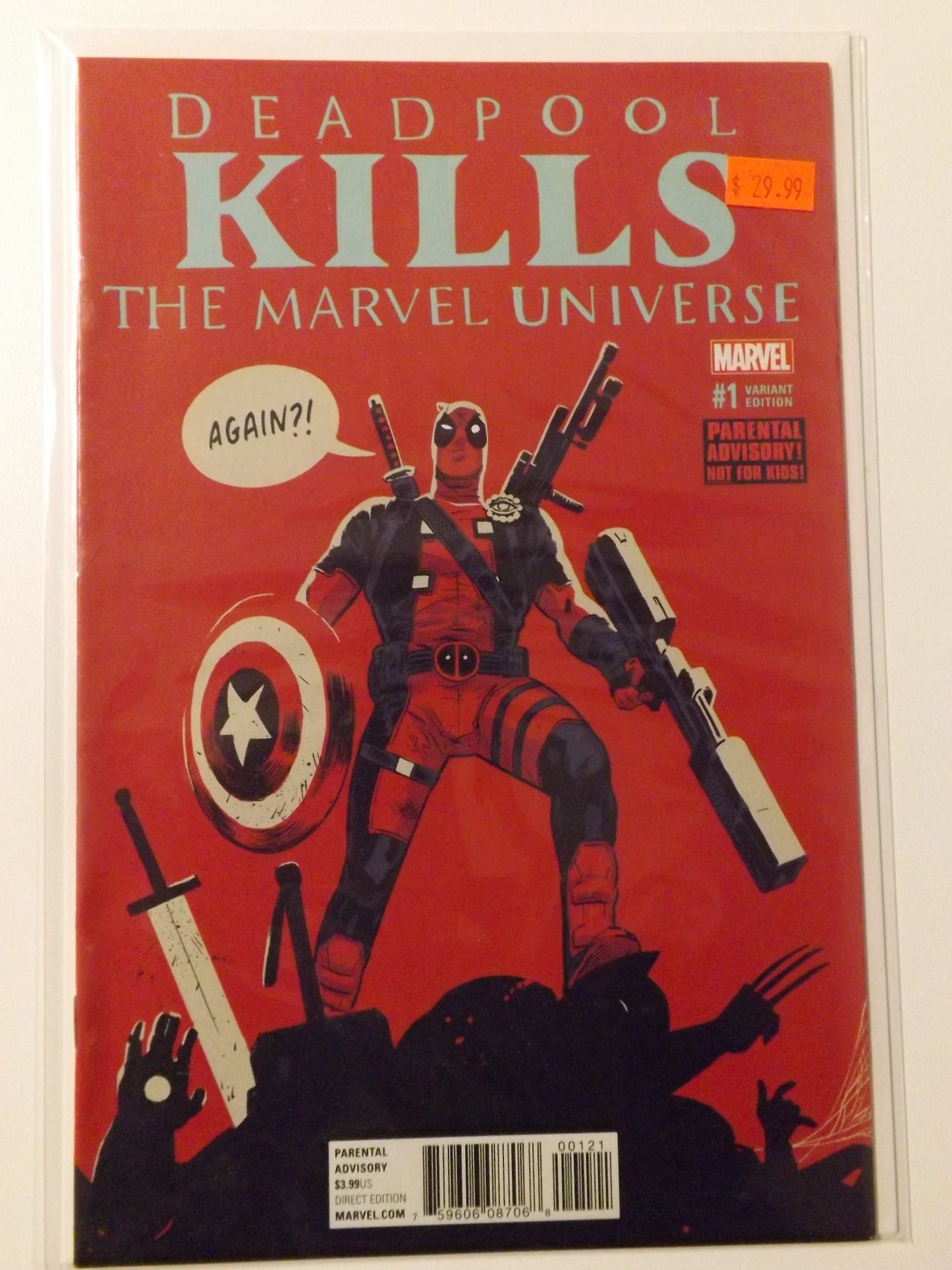 Deadpool Kills The Marvel Universe Again #1 Michael Walsh Variant