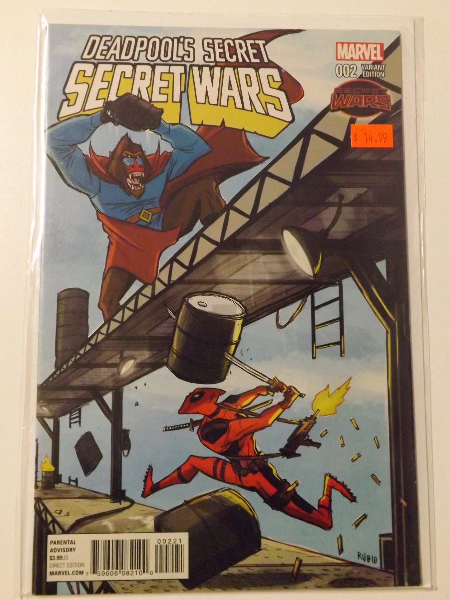 Deadpool's Secret Secret Wars #2 1/25 Retailer Variant