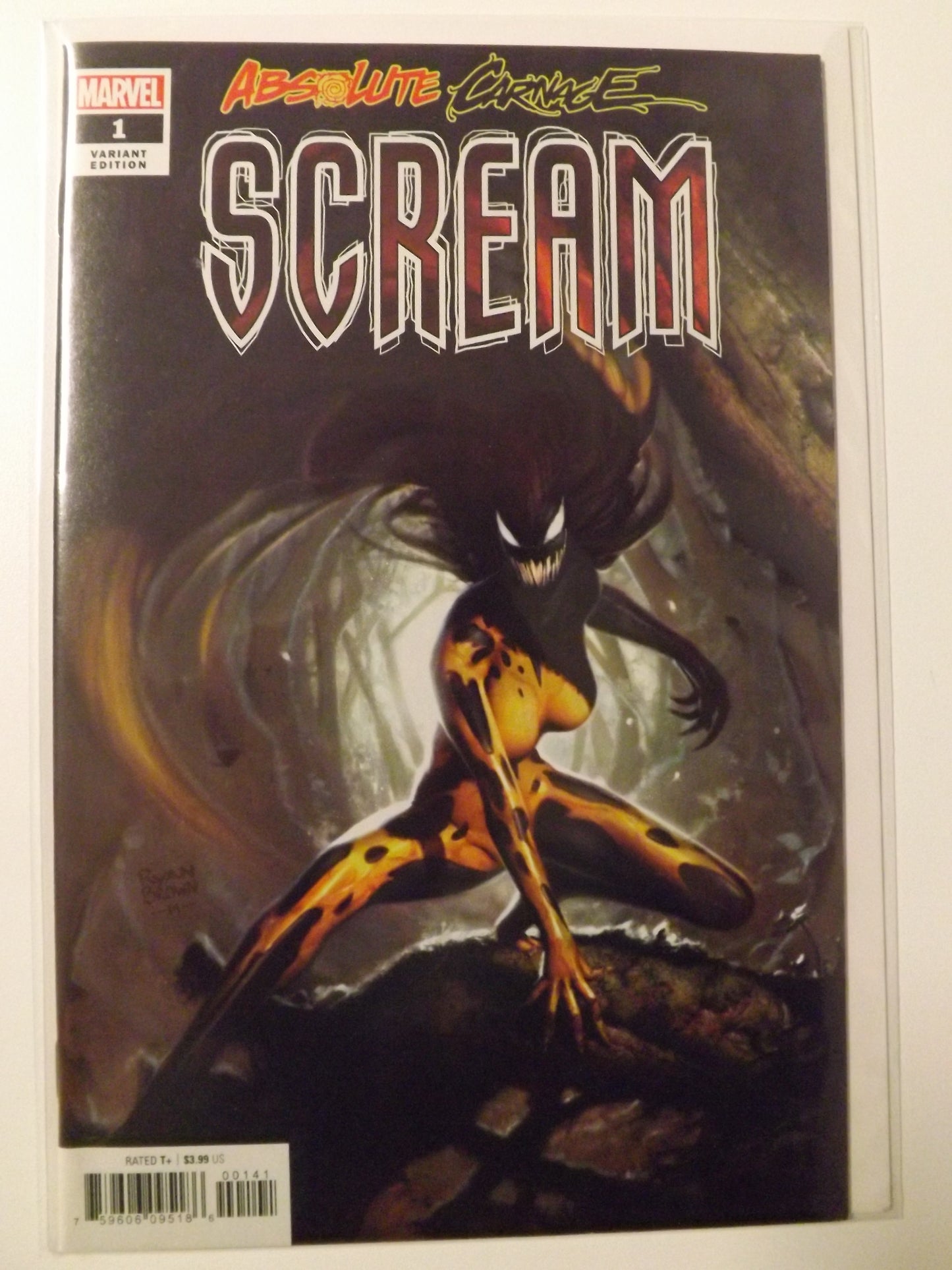 Absolute Carnage Scream #1 Ryan Brown Variant Cover D or 4