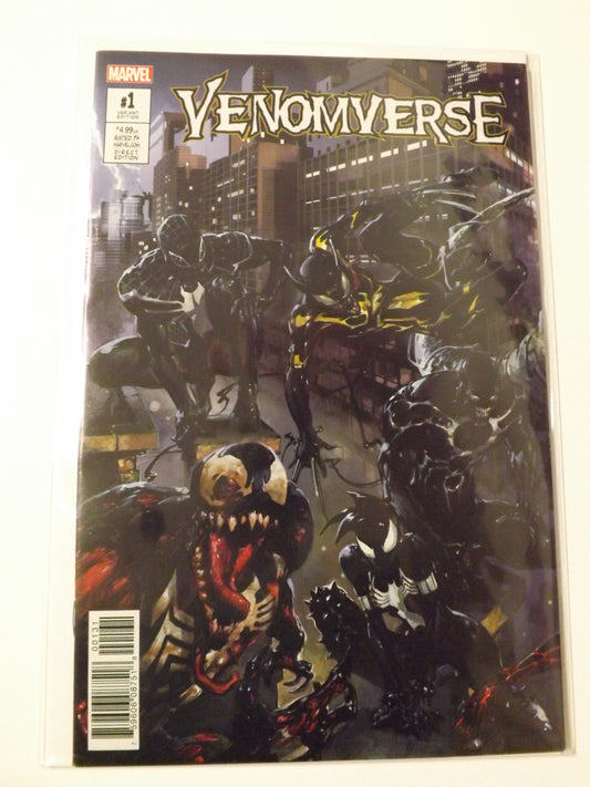 Venomverse #1 Variant Cover Clayton Crain