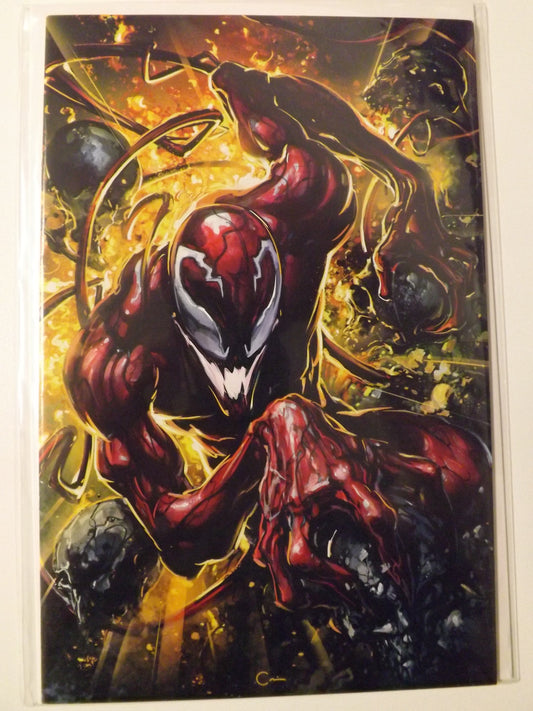 Web of Venom Funeral Pyre #1 Scorpion Comics/NYCC Virgin Variant Cover Clayton Crain