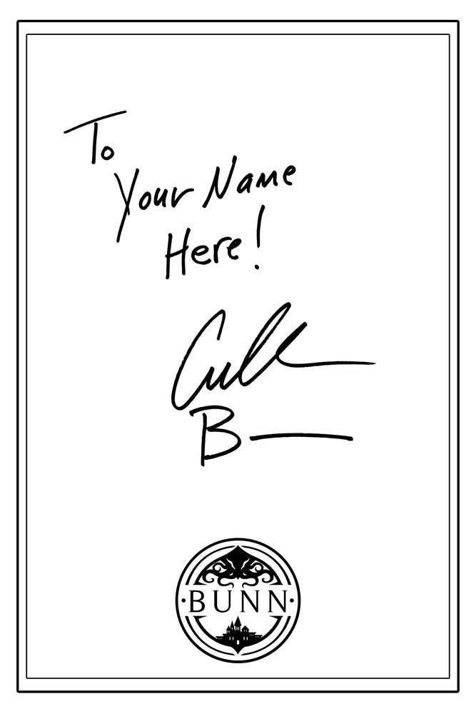 Bookplate Sticker, Autographed and Personalized